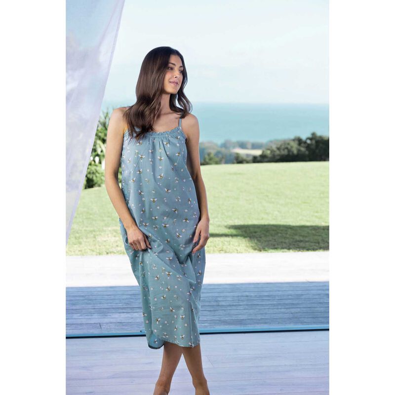 Wallace Cotton Honey Strappy Frill Nightie image number 1